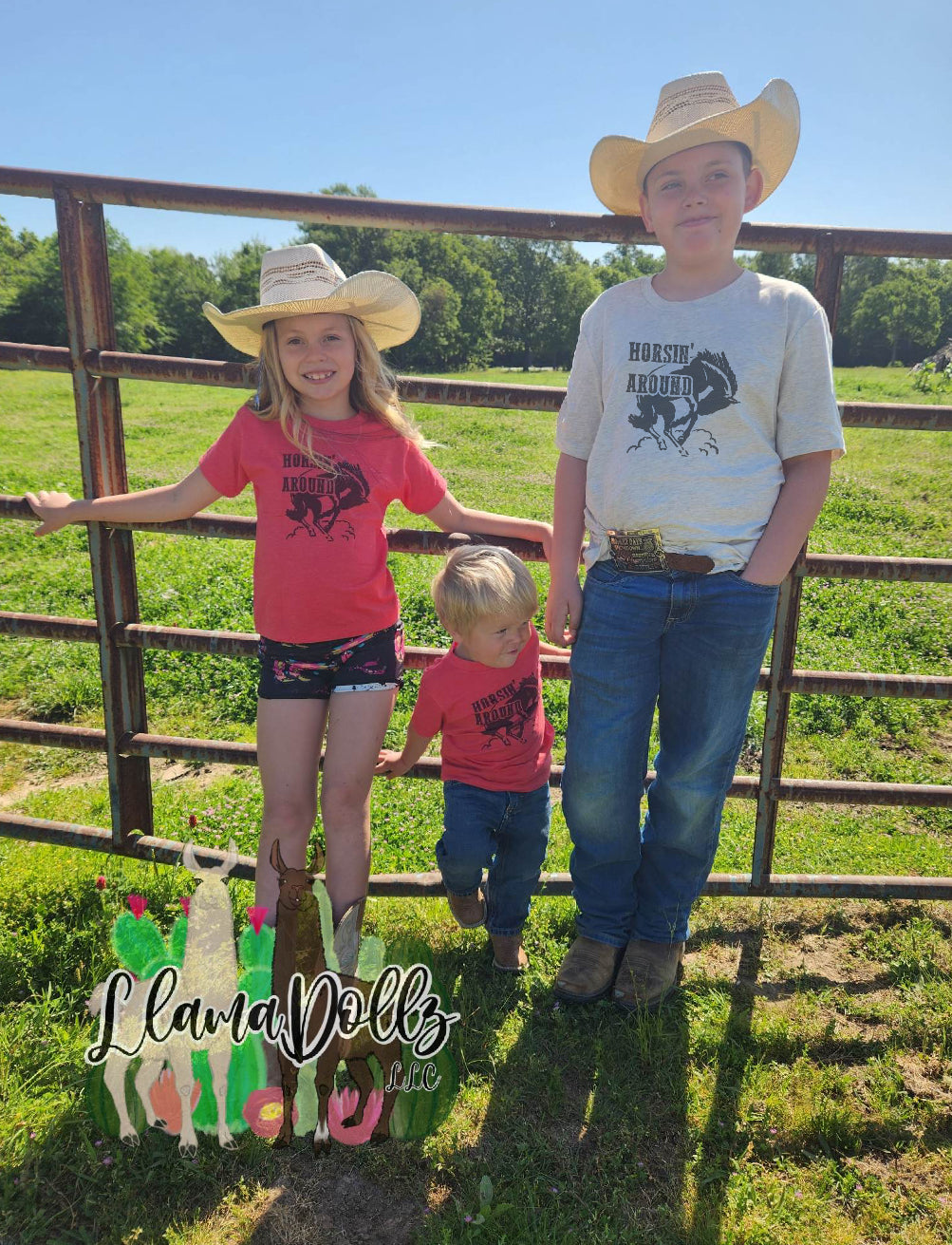Horsin’ Around Toddlers and Youth Shirt