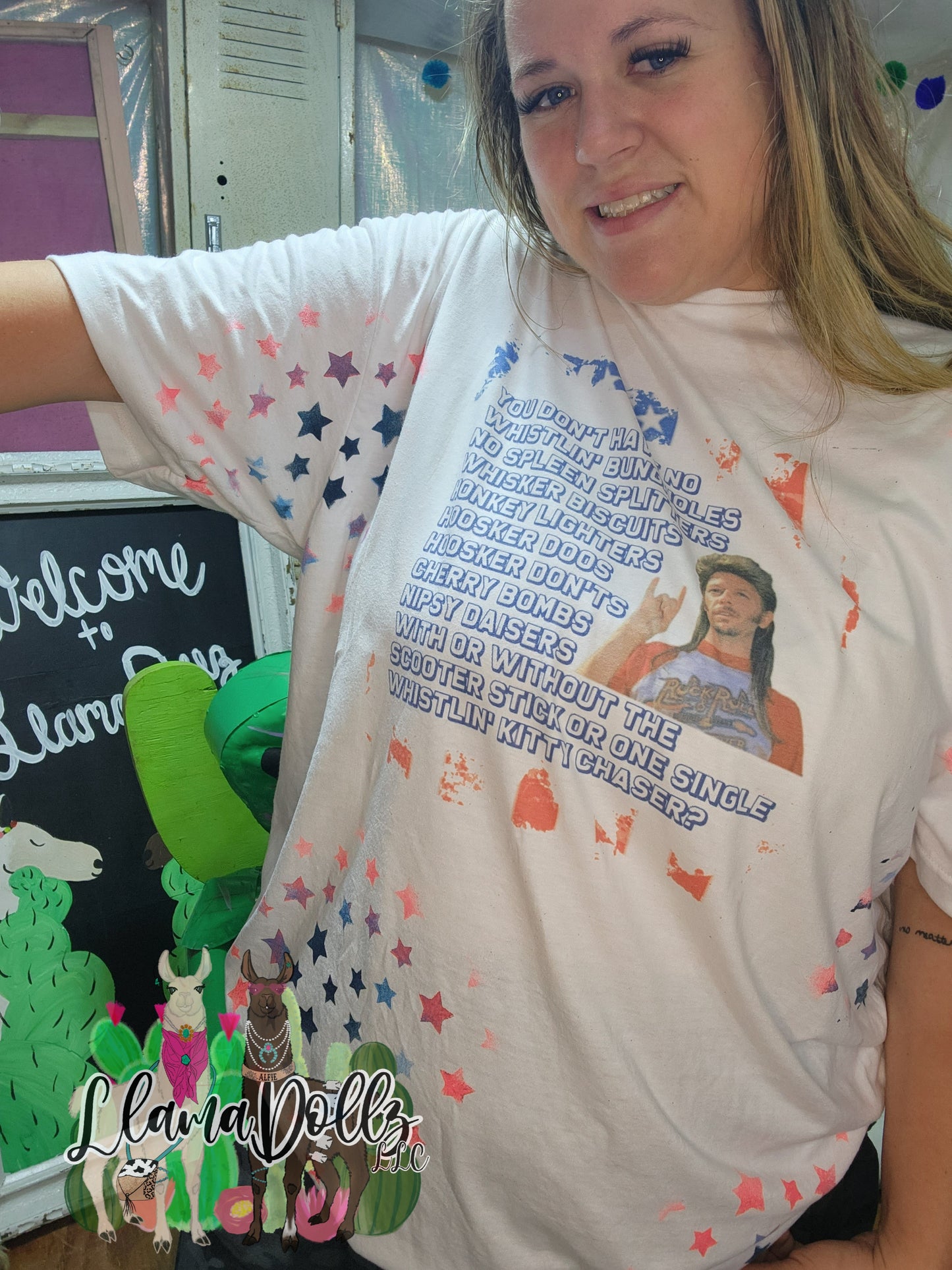 Whistlin' Bungholes Joe Dirt Embellished TShirt