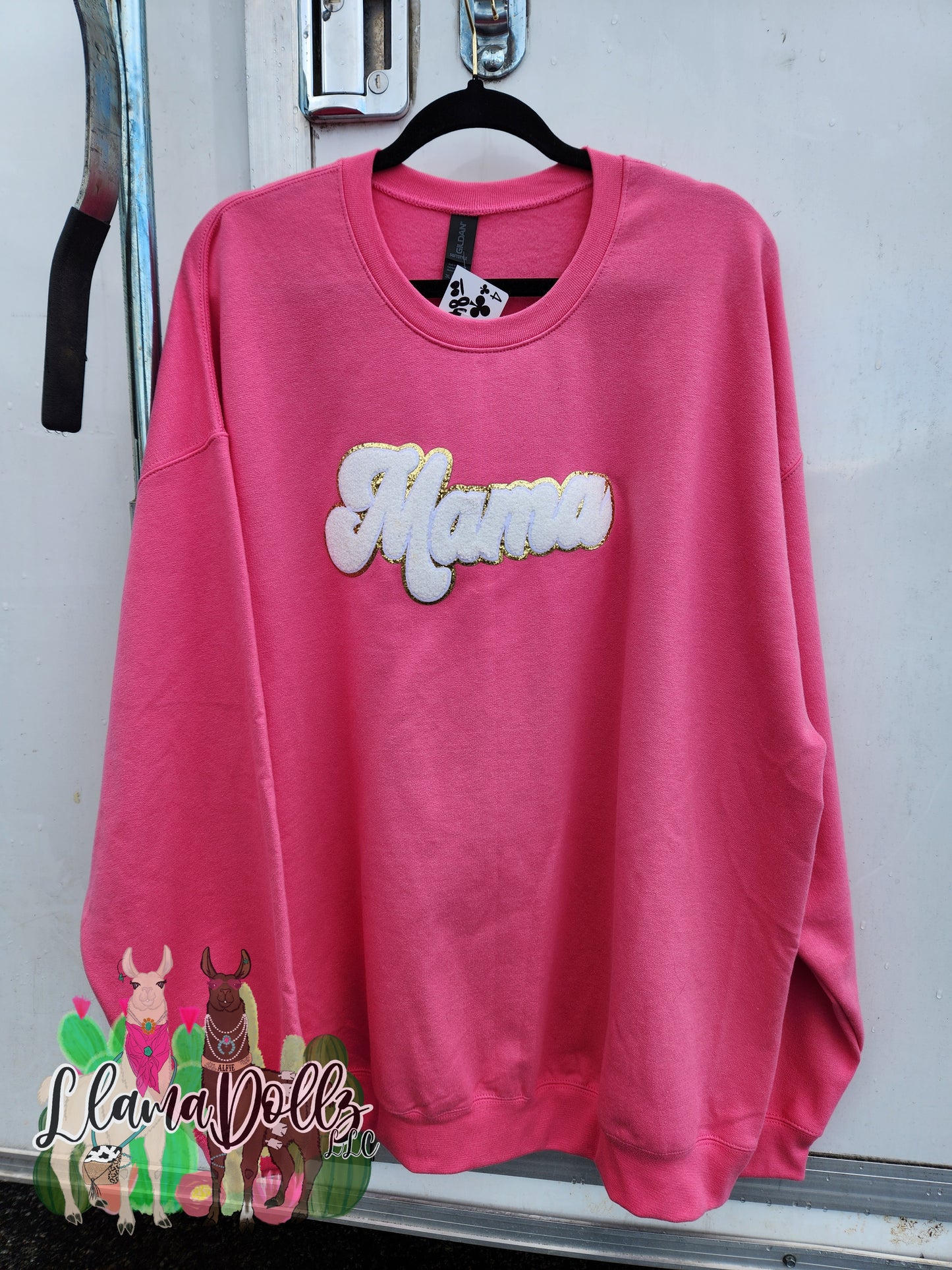 Mama Chenille Patch Sweatshirt