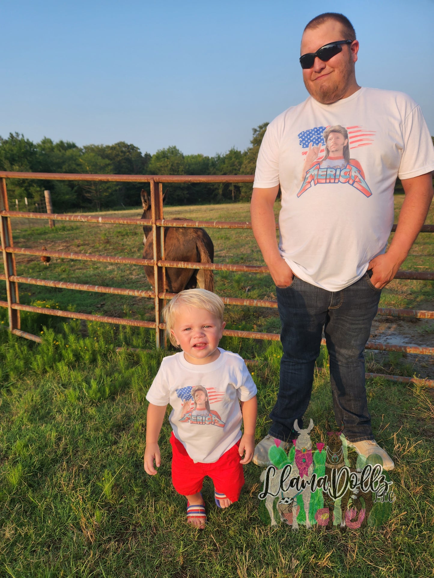 Unisex Merica' Joe Dirt Toddler & Youth Tshirt