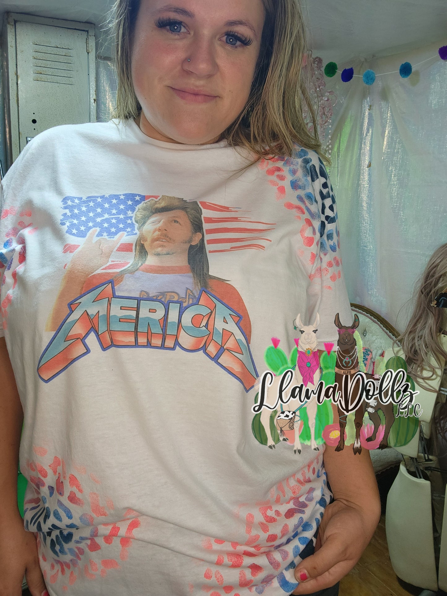 Merica' Joe Dirt Embellished TShirt