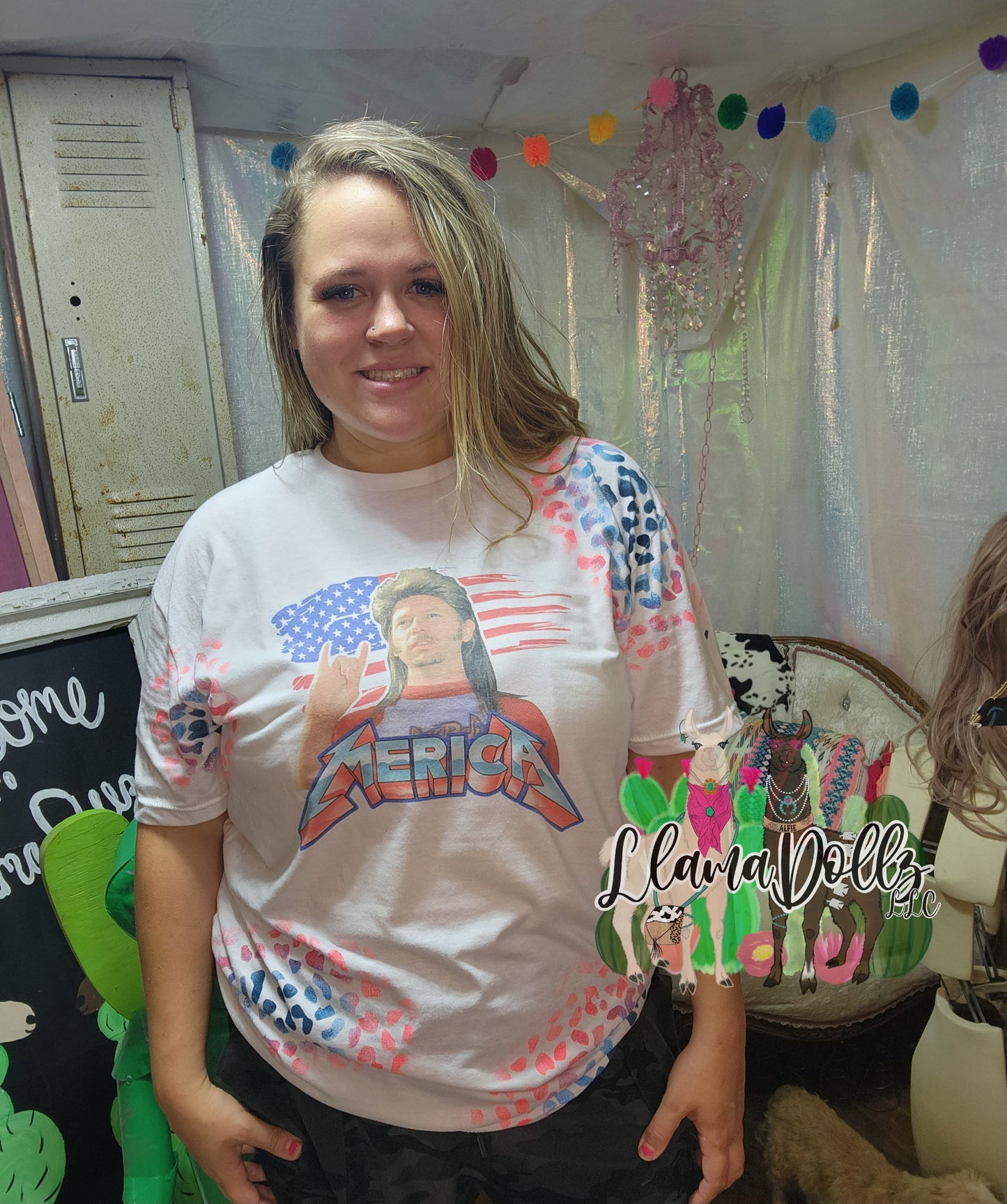 Merica' Joe Dirt Embellished TShirt