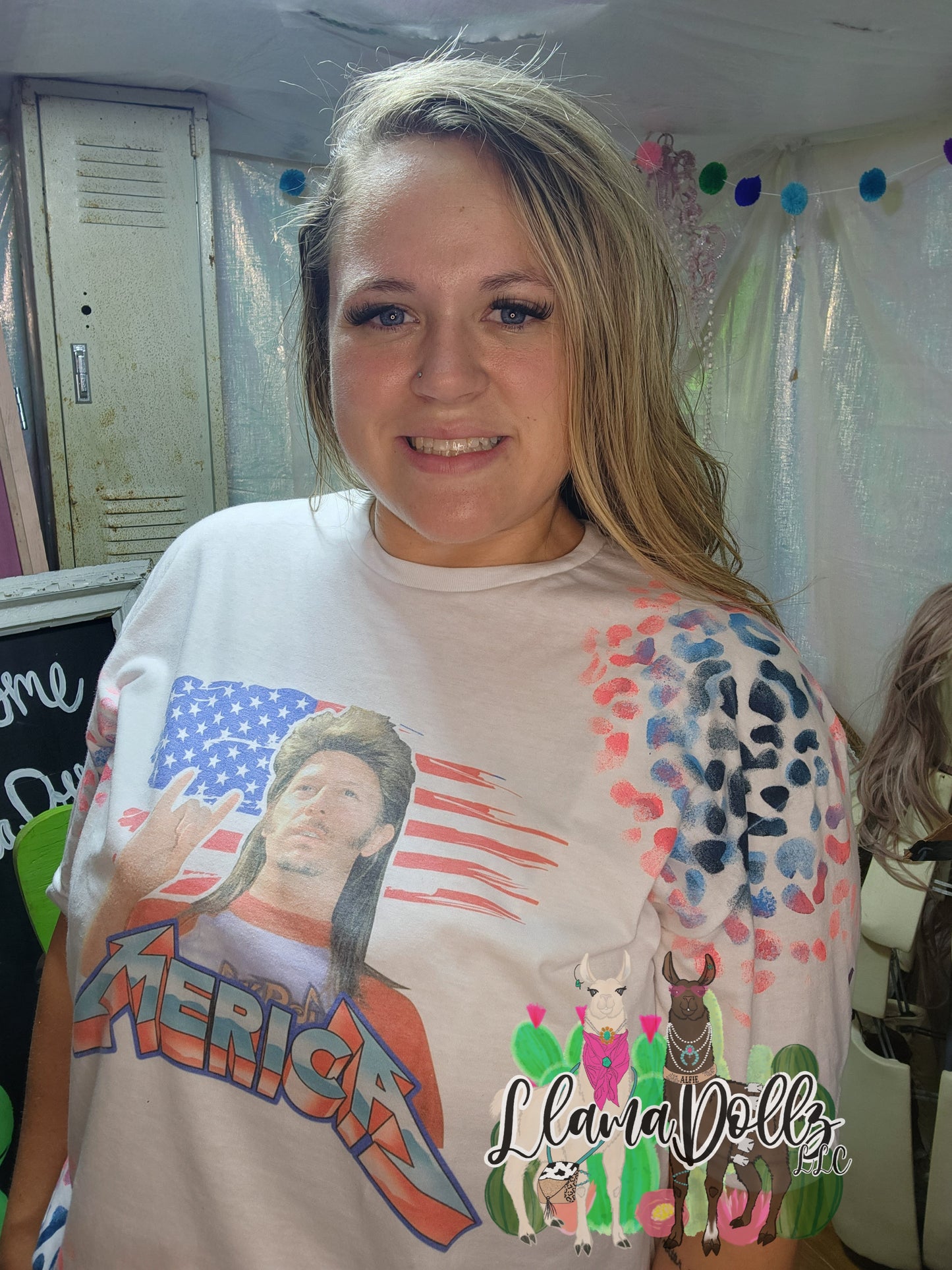 Merica' Joe Dirt Embellished TShirt